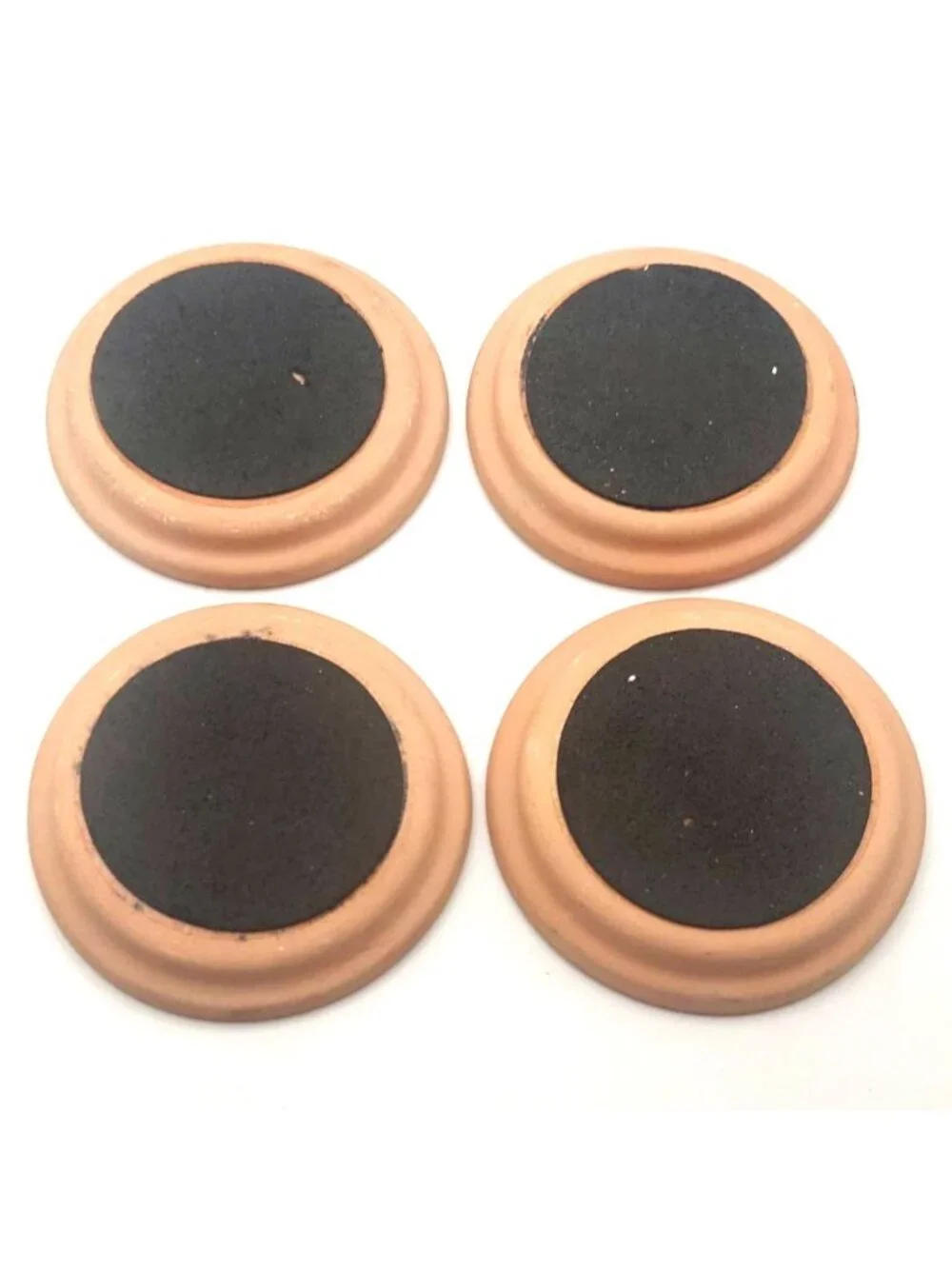 End Of The Trail Terracotta Coasters Set of 4 Native American Western Art